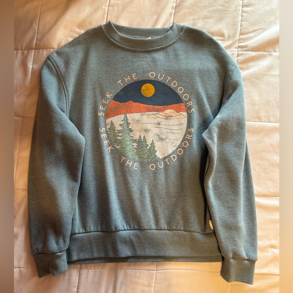 Mountain & Isles, Seek the Outdoors Crewneck